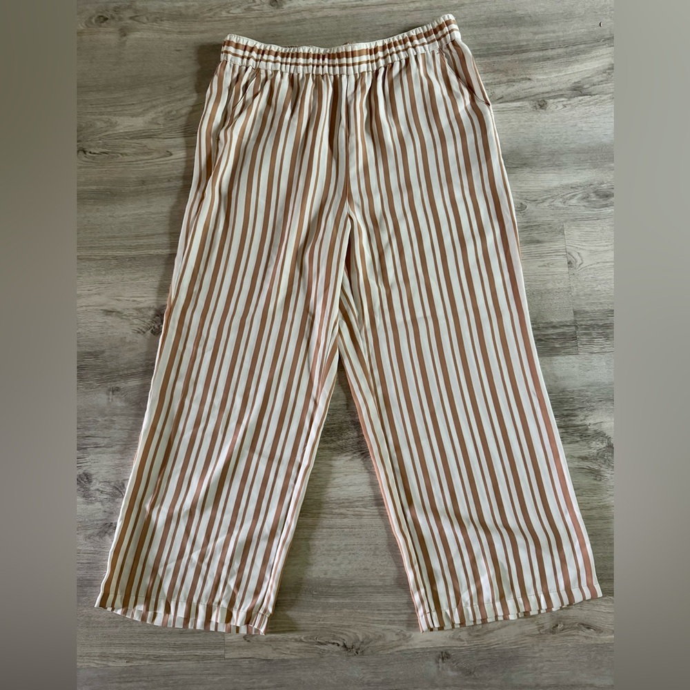 NWT LOFT Striped Pants Size L